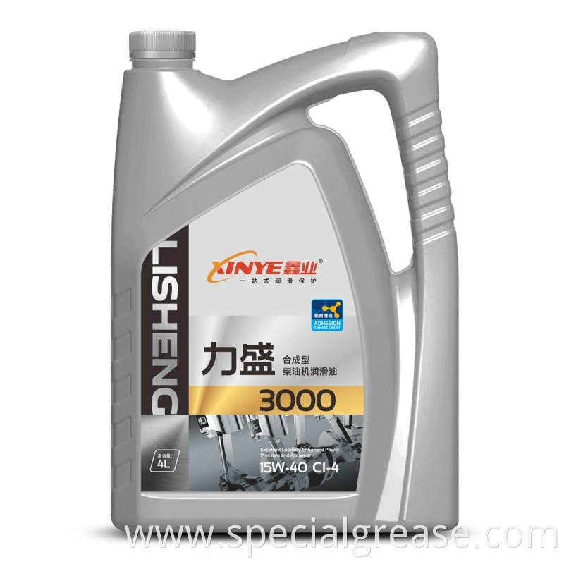 Fully Synthetic Motor Oil Ci-4 15W40 for Cars and Motorcycles